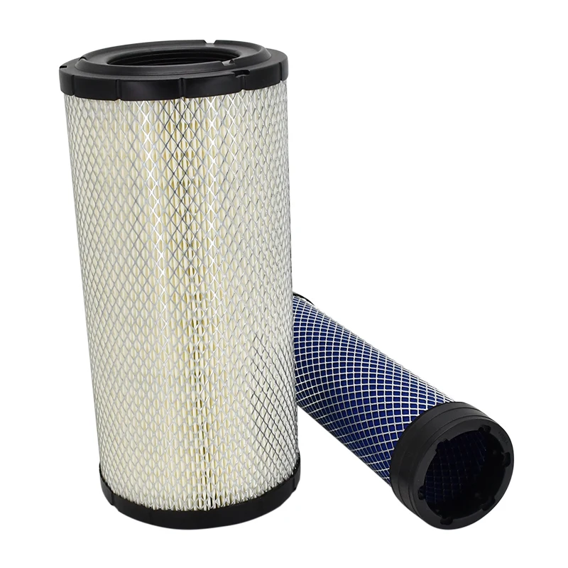 Air Filters Set P828889 P829333 Compatible with Kubota Loader SVL90 SVL90-2 Compatible with Case Compatible John Deere