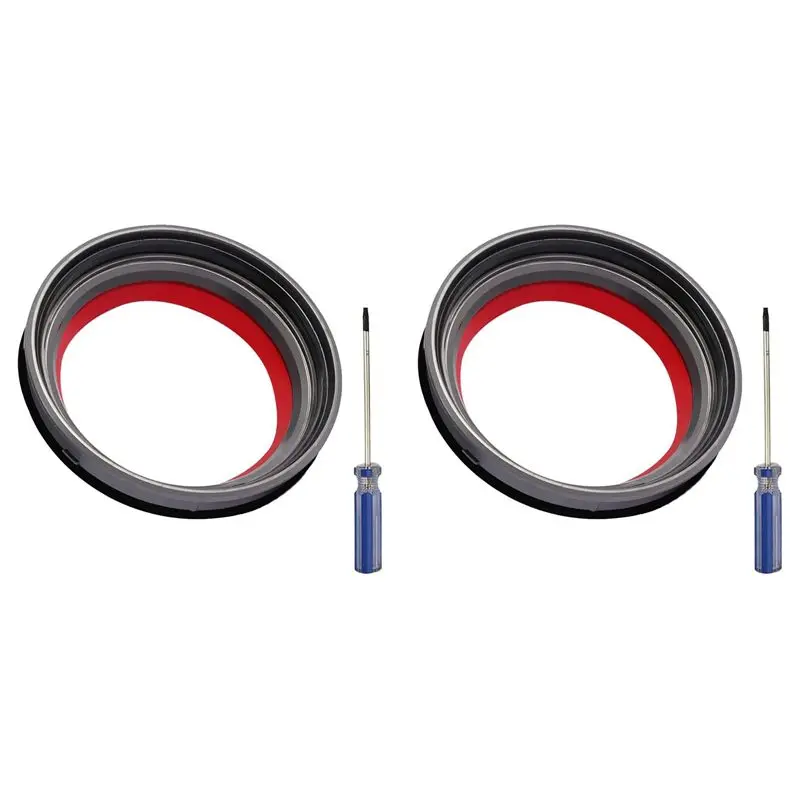 ABAH-2X Dust Bin Bucket Top Fixed Sealing Ring For Dyson V10 Slim V12 Digital Slim Vacuum Cleaner Replacement Parts