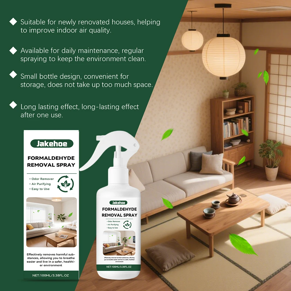 Formaldehydes Removal Spray High Elimination Rate For Basements Or Closed Rooms