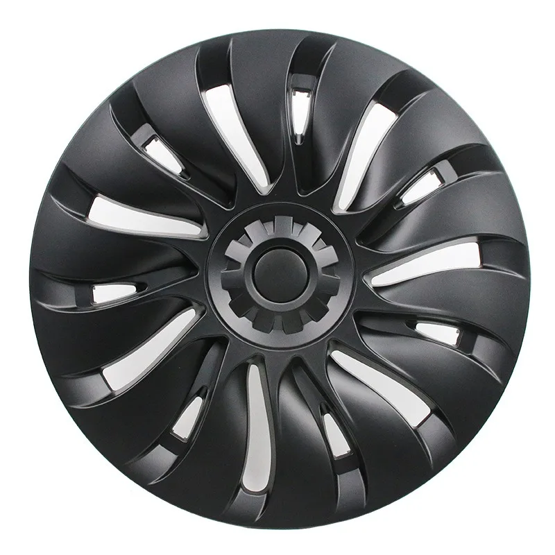 Suitable for Tesla ModelY hub cover 19-inch wheel ring protective cover, modified with spinning storm version left and right