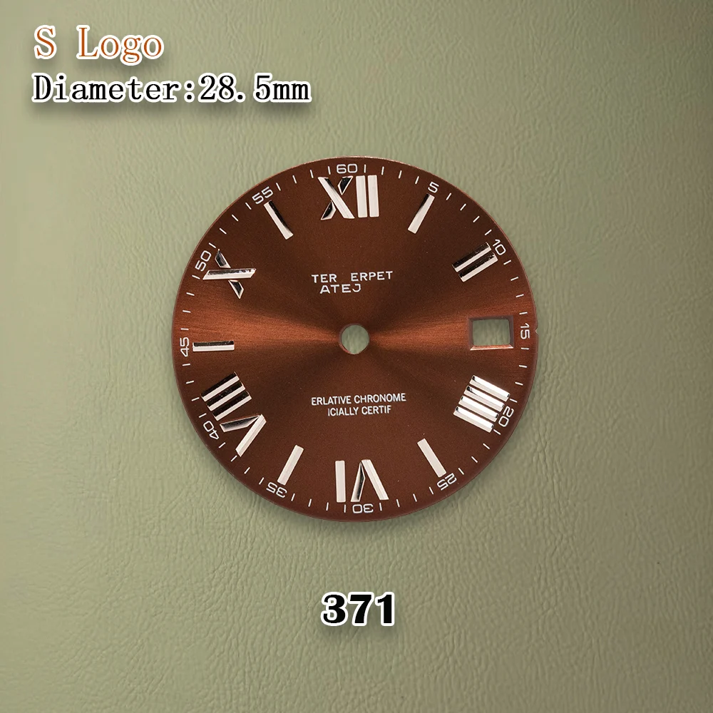 S شعار الطلب 28.5 مللي متر NH35 الطلب روما الهاتفي مناسبة ل NH35/NH36/4R/7S ساعة يد تعمل بالحركة الأوتوماتيكية تعديل الملحقات أدوات