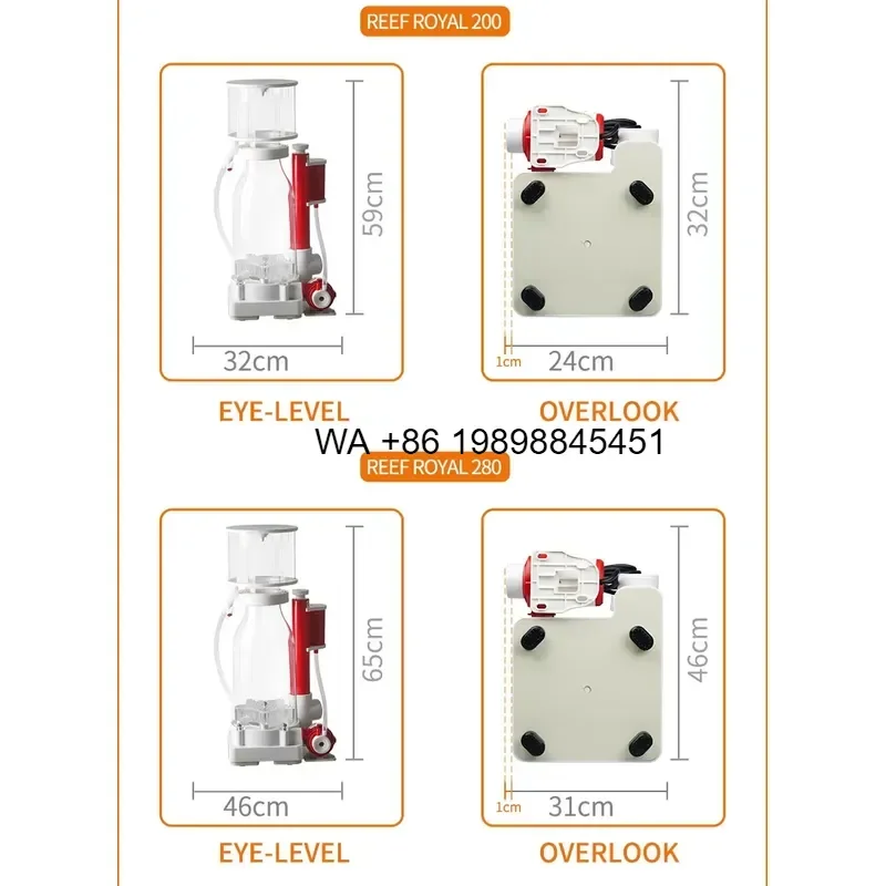Wmwmnu for Auto Power Off Protection Protein Skimmer Anti-overflow Leakage Prevention Smart Separator Controller Saltwater