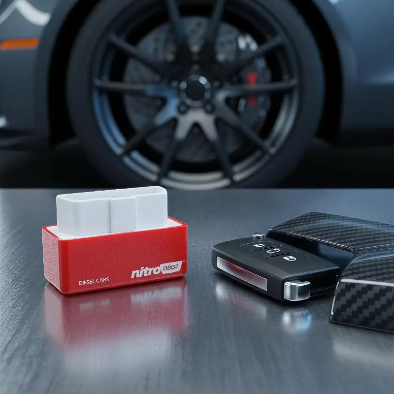 OBD2 Pro Smart Fuel Optimizer for Cars Plug & Drive Performance Chip Fuel Saver Fits Most Diesel Passenger Vehicles SUVs
