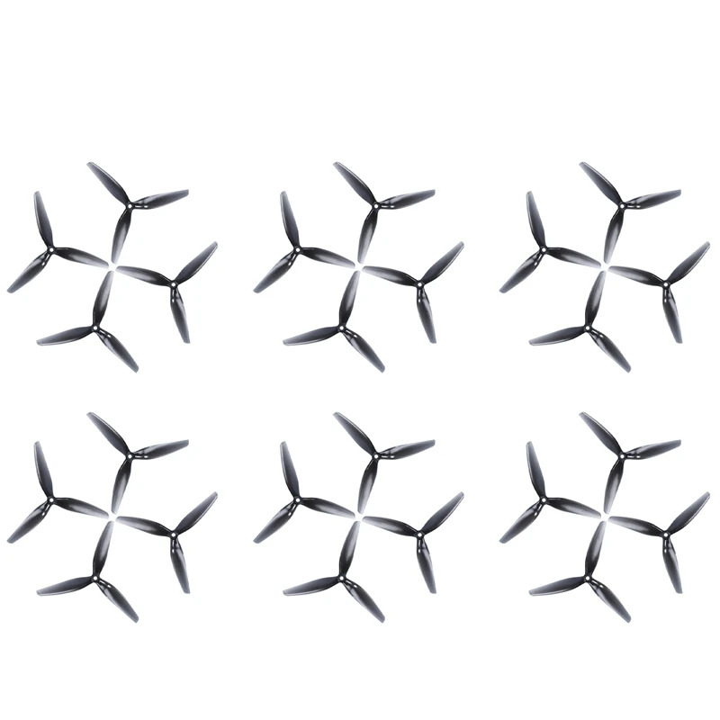 12 пар для HQ Prop 7X4X3 Пропеллер 7040 POPO Prop 7 дюймов 3-лопастной реквизит для RC DIY FPV Racing Drone