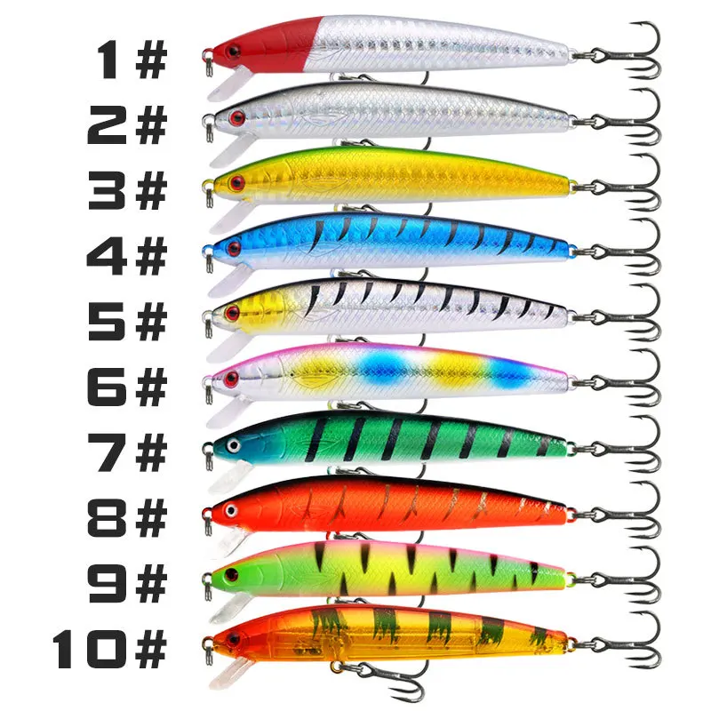 Lure Hard Bait 10cm/9g Minnow Bait With Ringing Beads Floating Plastic Bait Lure Bait