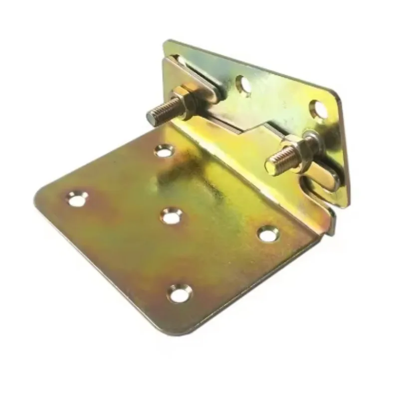 4pair Bed hardware hinge heavy joints thick bed wooden furniture screw hook