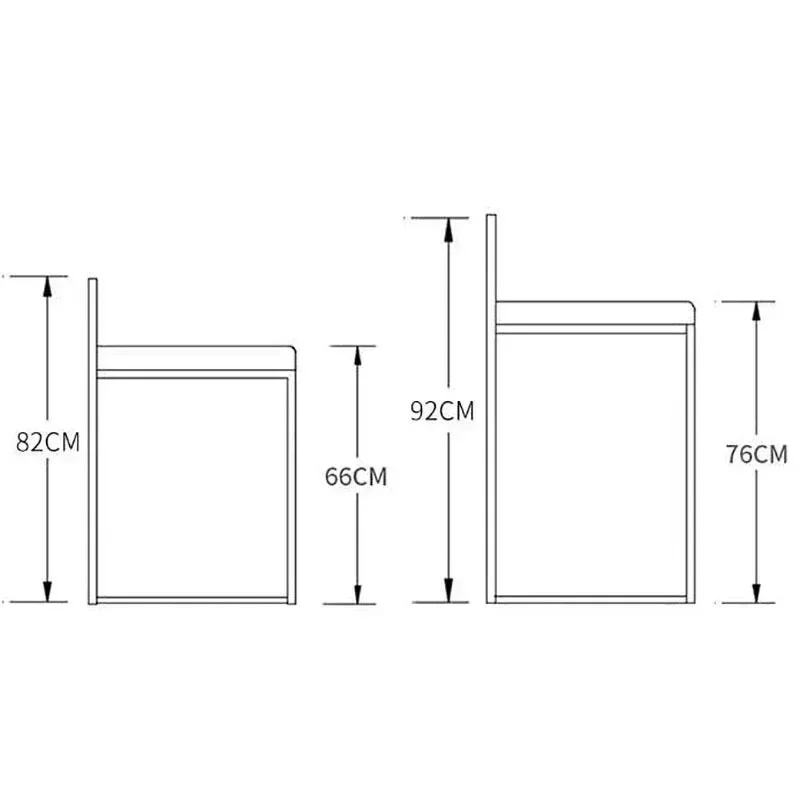 Nordic Wrought Iron Simple Modern High Stool Home Furniture Personality Bar Chair Designer Chairs for Kitchen Nordic Bar Stool