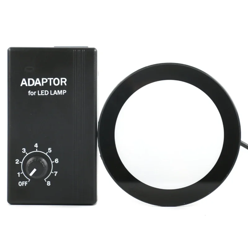 6W SMT LED 현미경 조명기 조정 가능한 스테레오 현미경 하단 램프 산업 검사 시각 광원 100-240V