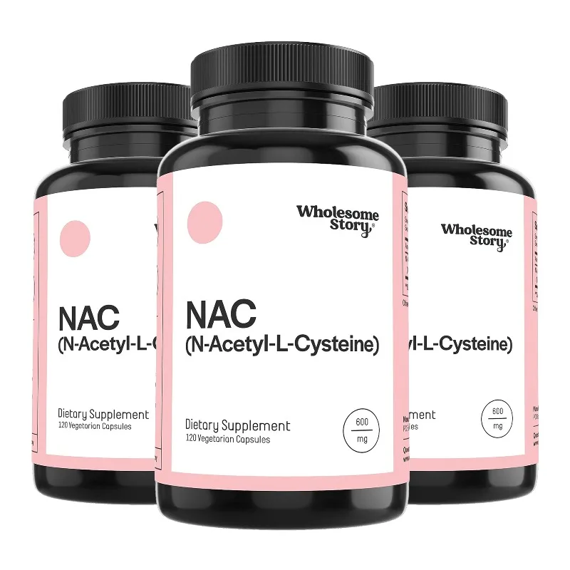 

NAC (N-Acetyl L-Cysteine) 600mg - for Lung Health & Immune Support, Liver Support & Antioxidants