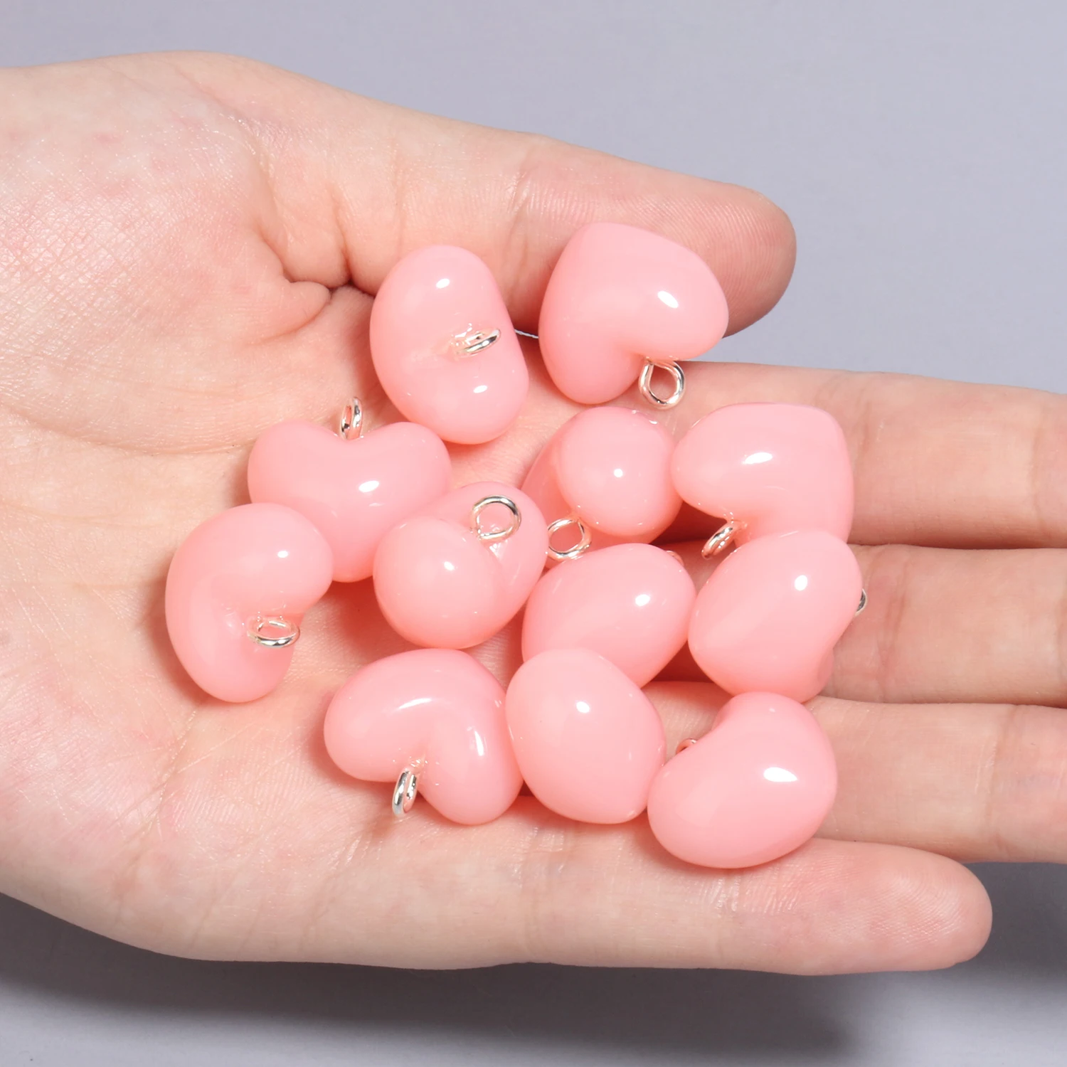 10pcs Mixed Cute Resin Star Charms for DIY Jewelry Making