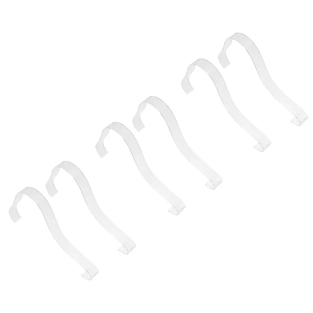 6Pcs Inner Support Shoe Display Rack Clear Acrylic High Heels Storage Stand Mall Shop Window Shoes Holder Transparent Sandals