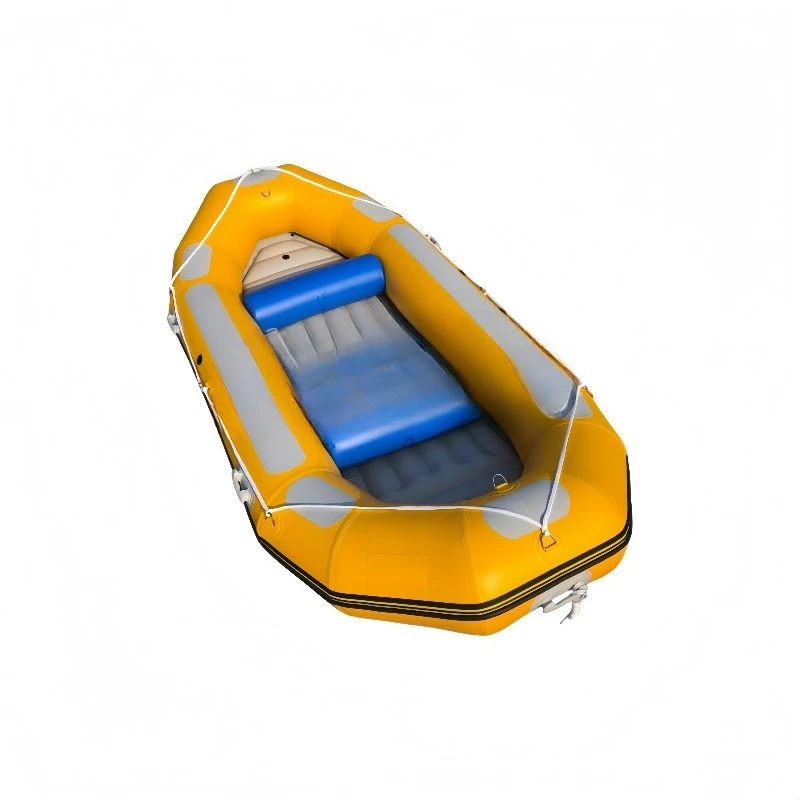 400Cm Yellow Water River Rafting Boat Inflatable Rowing Boat Lifeboat