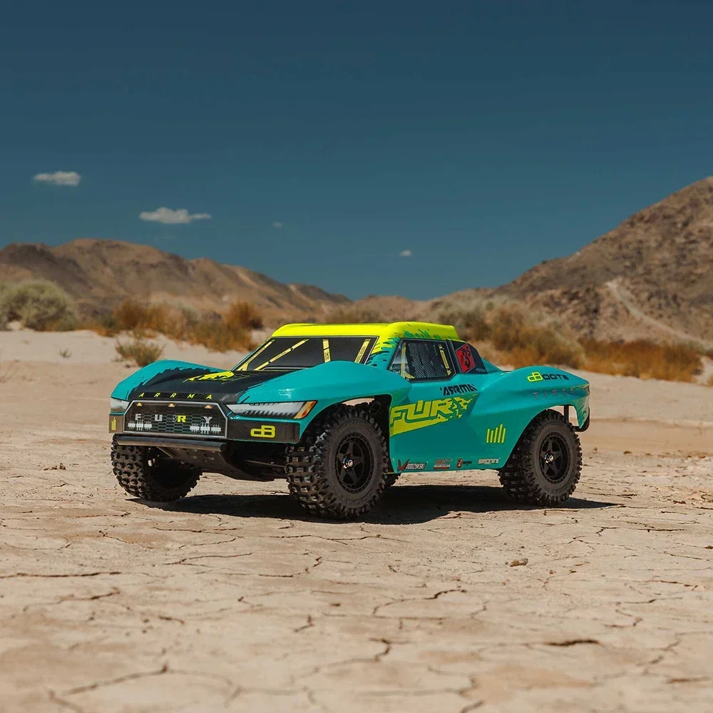 ARRMA FURY 223S BLX بدون فرش 2WD ARA3521 1/10 RC نموذج كهربائي شاحنة دورة قصيرة RTR ألعاب أطفال للبالغين #4