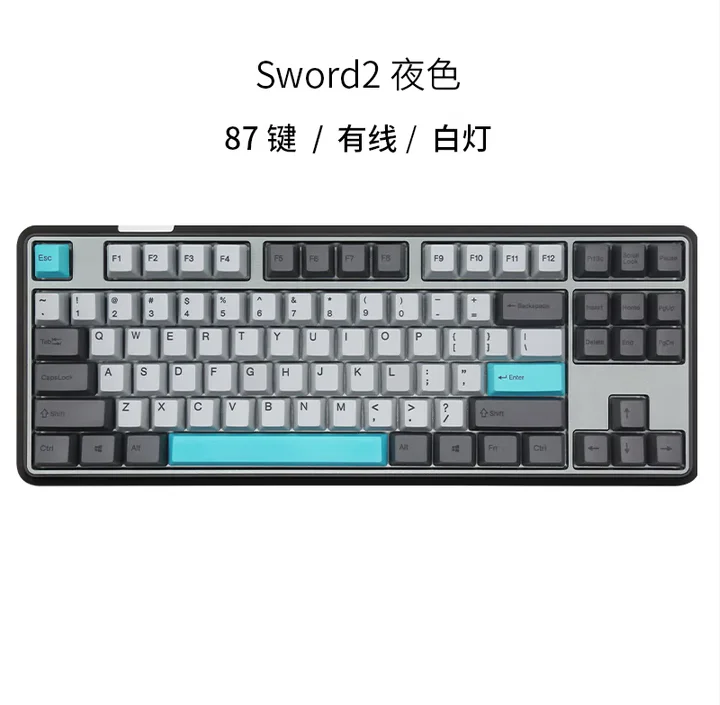 

tipoilo Sword2 108 клавиш Процесс съемной магнитной верхней крышки цельнометаллической механической клавиатуры