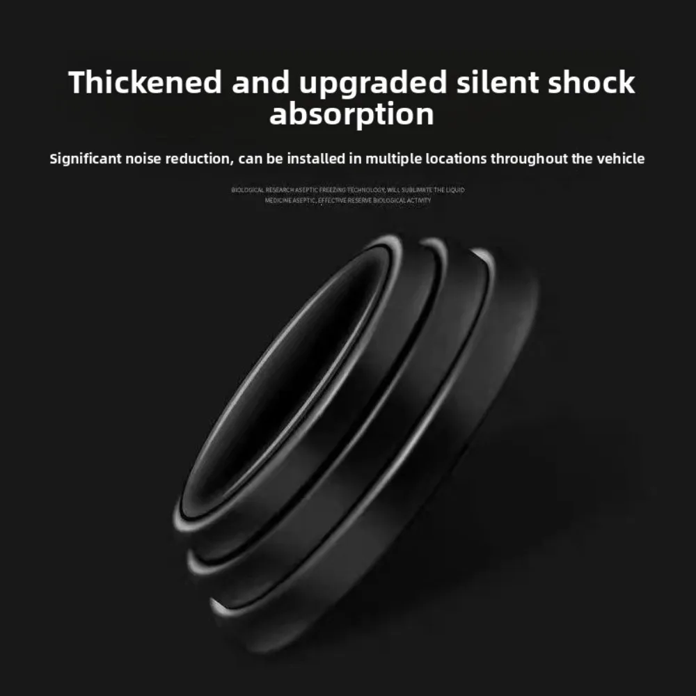4pcs Car Door Buffer Silicone Pad Mute Anti-Collision Sticker Car Interior Decoration Door Closing Noise Reduction Protector