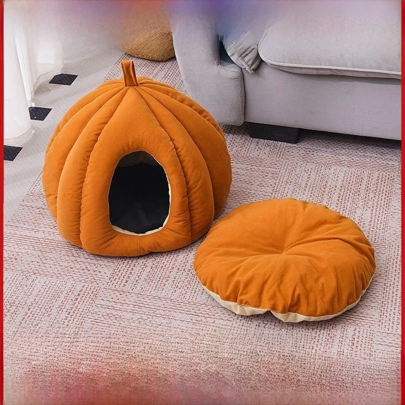thickened-enclosed-bed-winter-warm-sleeping-pet-dog-house-nest-cozy-safe-haven-shelter-for-cats-and-small-dogs