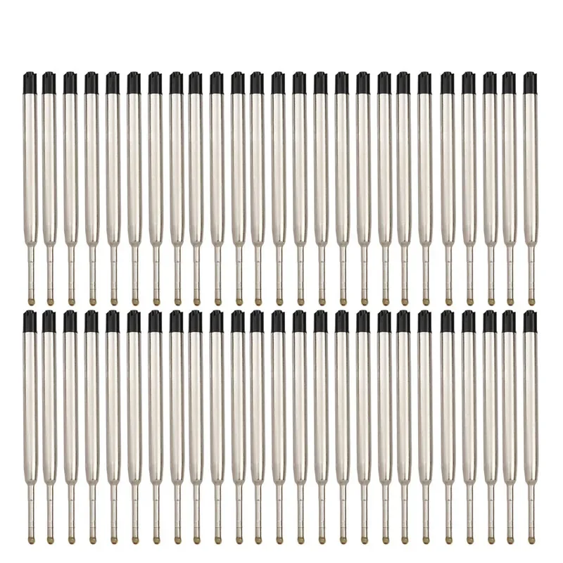 

20/50/100pcs 9.9cm Replaceable Metal Pen Refills 1.0mm Special Office Business Ballpoint Pen Refill Rods for Writing Stationery