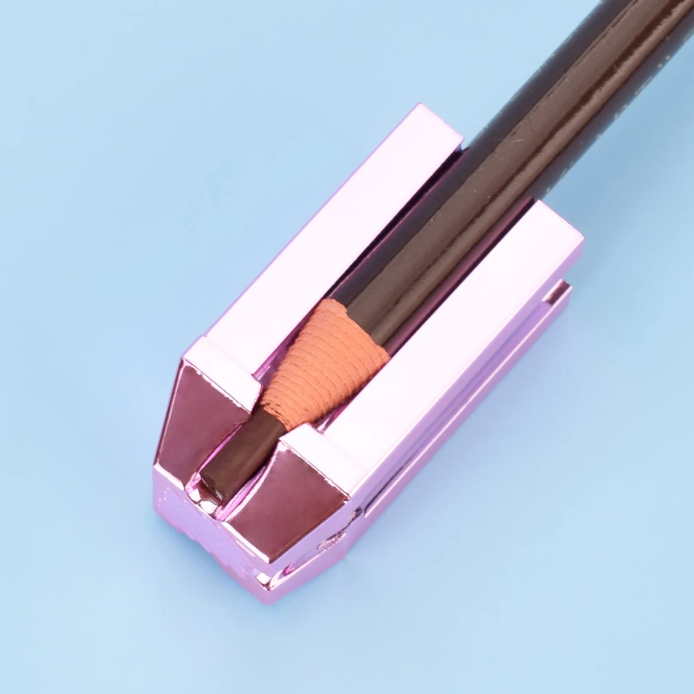 

Eyebrow Pencil Sharpener Professional Tool Compact Efficient Portable Sharpening Makeup Cosmetics Lip Liner Pink
