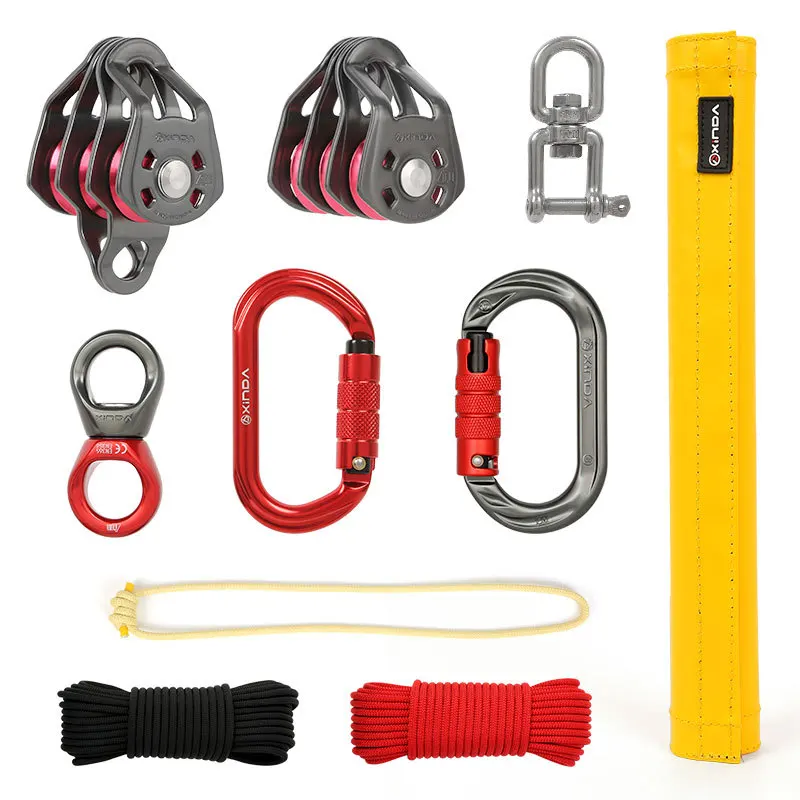 

Be suitable for labor-saving system set High-rise hanging object lifting device