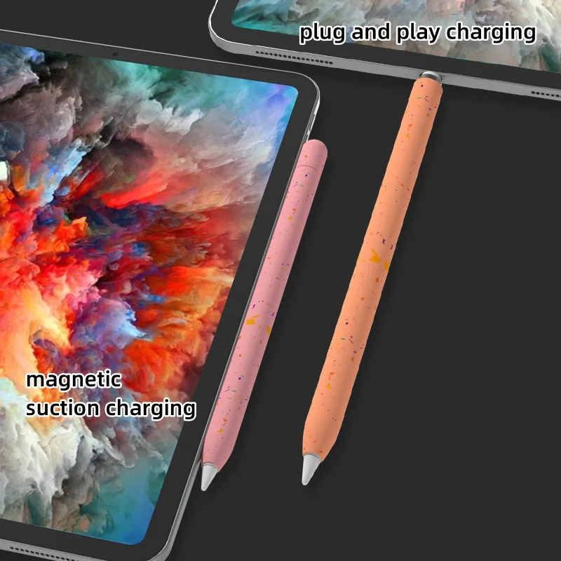 Piórnik do tabletu Apple Pencil 1. 2. generacji lub Pencil Pro Stylus Etui ochronne Silikonowa osłona odporna na wstrząsy