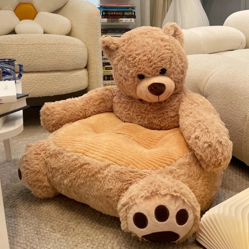 INS Kinder Sofa Plus Bär Panda Spielzeug Ecke Sitz Armhair Baby Prince Kid Möbel Sillones Para Ninos Puppe Kind Couch stuhl