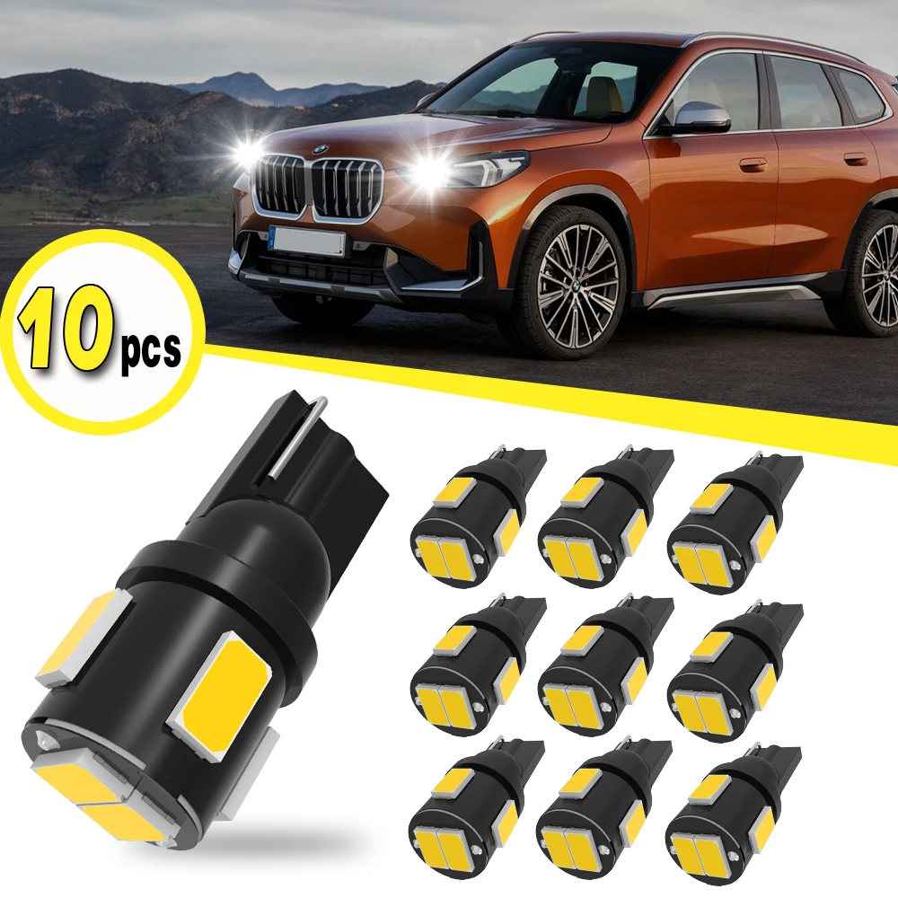 

10X T10 W5W Светодиодная лампа для габаритных огней и освещения салона автомобиля 194 168 для Dacia Duster Sandero Logan Jogger Spring