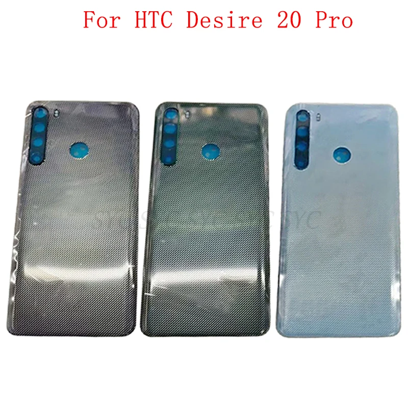 

Battery Cover Rear Door Case Housing For HTC Desire 20 Pro Back Cover with Logo Repair Parts