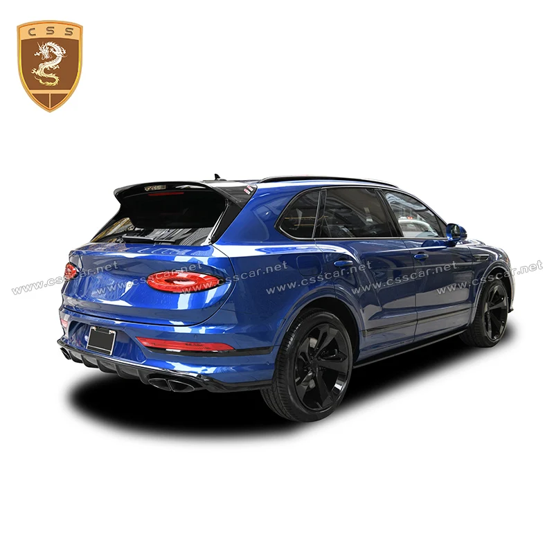 New Arrival 2020-2022 Car Tail Wing For Bentley Bentayga Dry Carbon Fiber Auto Trunk Spoiler Speed Style Track Racing Rear Wings