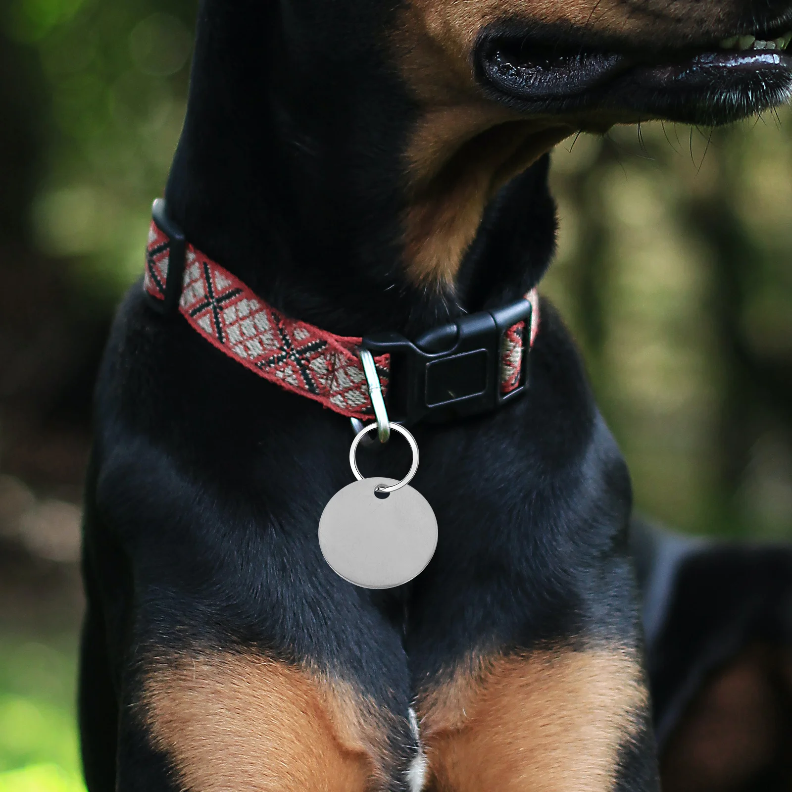 

10 Pcs Stainless Steel Dog Tags Blank Engraving Blanks 20MM Pet Id Tag Commemorative Coin Jewelry Stamping Kit Pendant