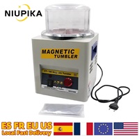 Magnetic Tumbler Jewelry Polisher KT-185 2000RPM Adjustable Speed for Gold Silver Metal Finishing Polishing Machine 110V/220V