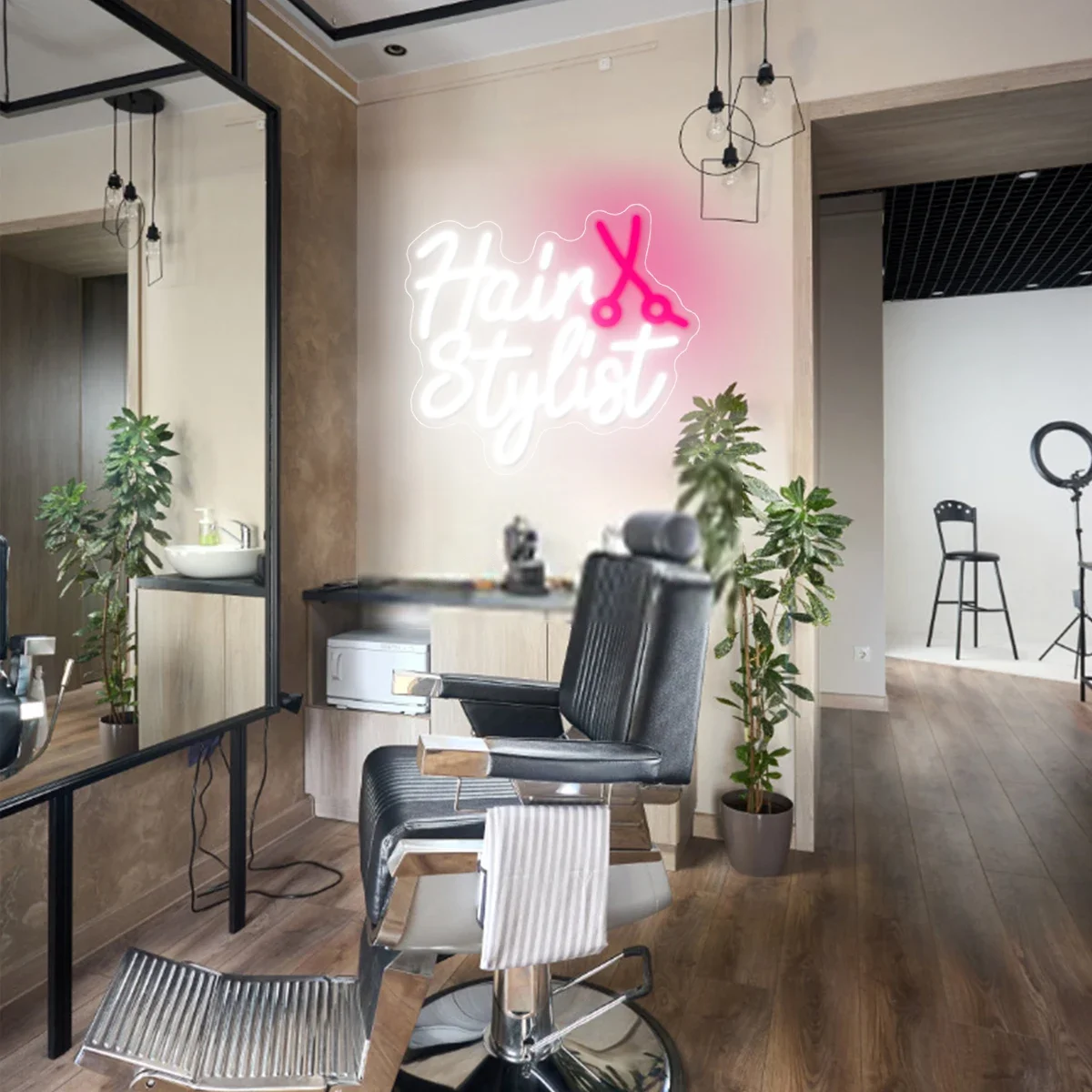 hairdresser's Barber Shop Hair salon LED Neon Sign Signboard Business Display Sign Shop Store Studio Decoration Wall Decor neon