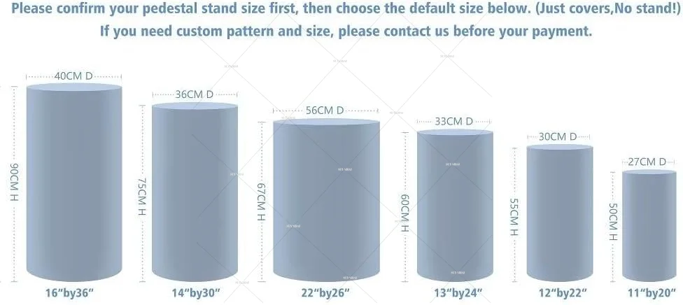 Red Lozenge Cylinder Plinth Covers for Carnival Parties Circus Theme Pedestal Fabric Cover Baby Shower Birthday Party Tablecloth
