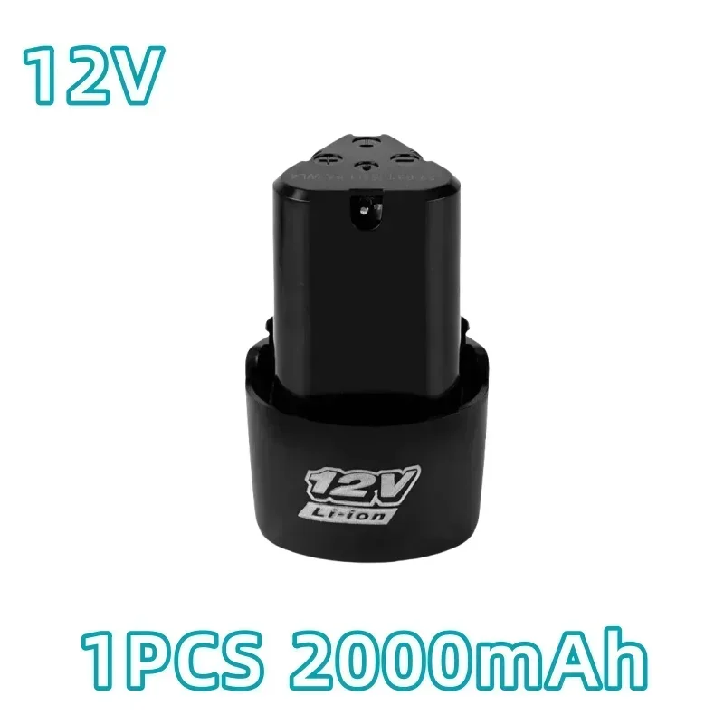 12 V 3000 mAh Lithium-Ionen-Akku für Elektroschrauber, Bohrmaschine, Mini-Winkelschleifer, wiederaufladbar