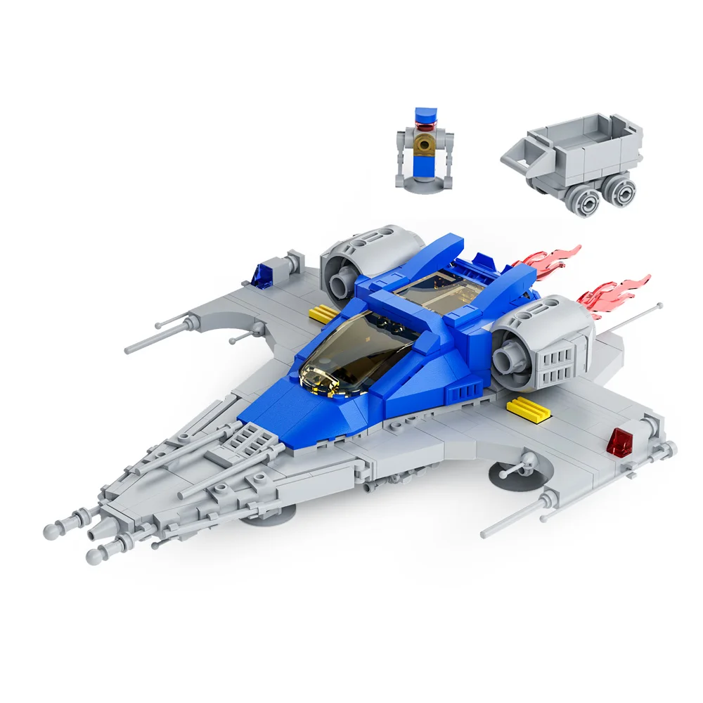 

MOC классический корабль для исследования космоса, строительные блоки, космический корабль, звездный корабль, космический корабль, галактический крейсер, кирпичи, Рождественский подарок, детская игрушка