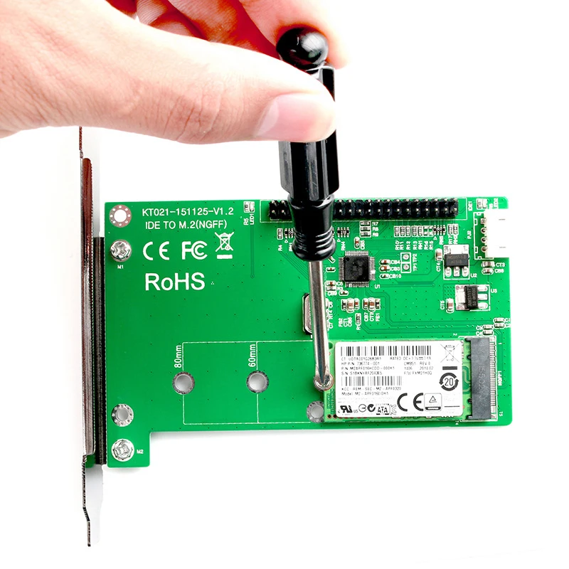 MAIWO KT021A SSD Adapter Card IDE TO M.2 (NGFF) SATA Protocol SSD Desktop Computer Adapter Card With Baffle