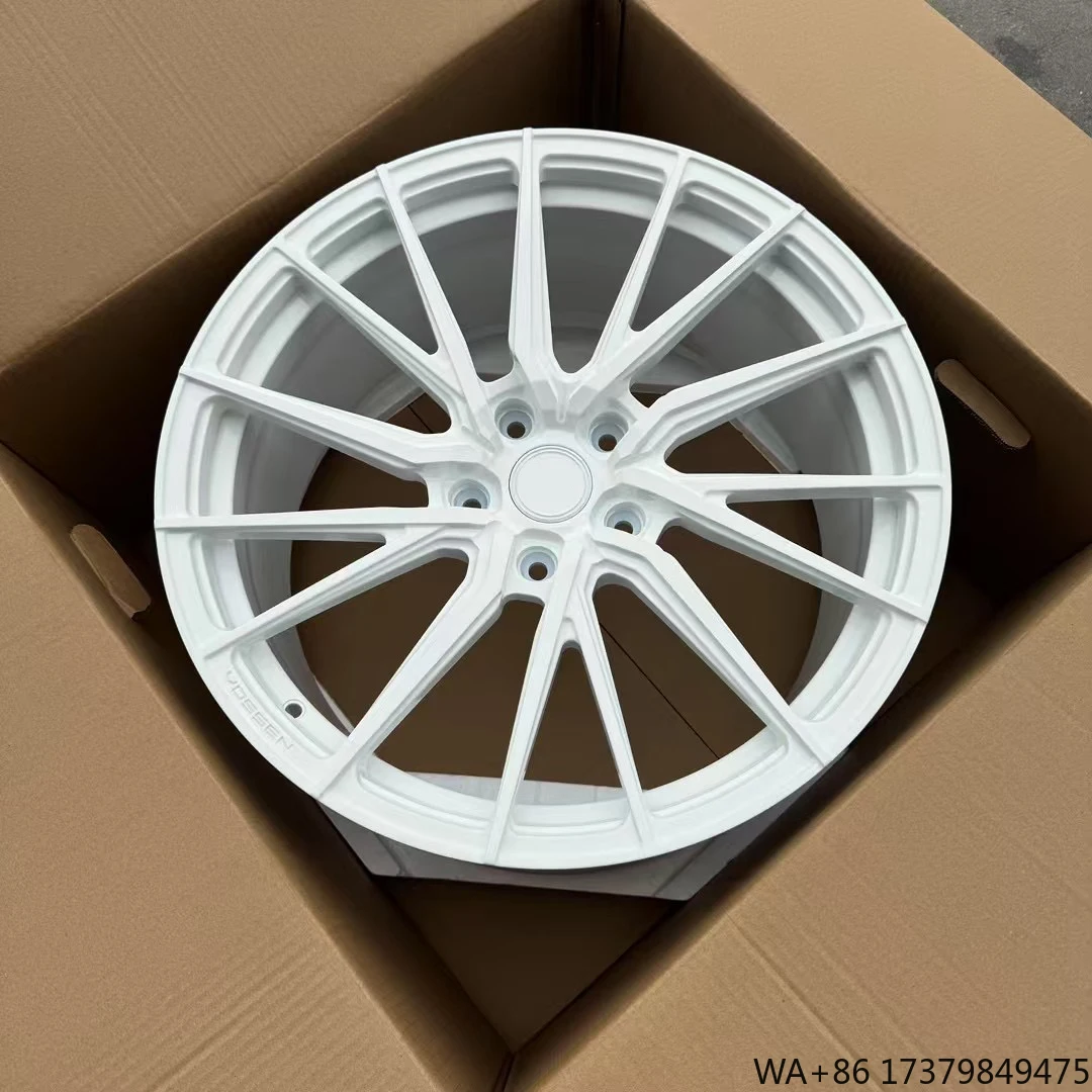 

Custom Luxury White Multi Spoke 5x130 19 20 21 22 Inch Aluminium Alloy Forged Monoblock Car Wheels for Porsche Cayenne