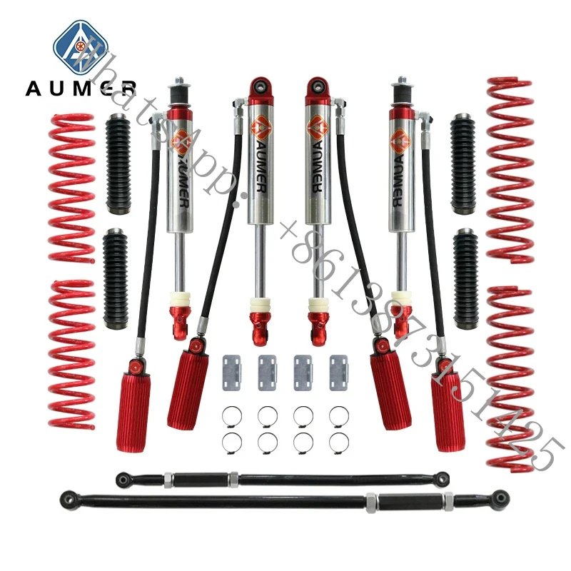 

Подходящий комплект регулируемых амортизаторов Aumer JIMNY для внедорожников 4x4, с функцией байпаса, для JIMN