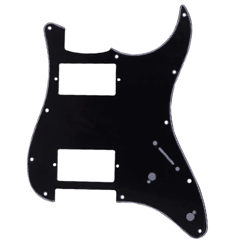 

Guitar Scratch Plate Guitar Pickguard 1pc Black Fit For ST SQ Style Guitar HH Guitar Pickguard High Quality Material