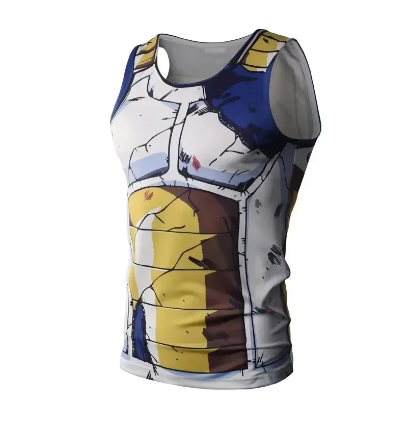 

Bodybuilding Men Tank Top Fashion Anime Cosplay Tees Summer Quick Dry Man Sleeveless Shirt Gym Fitness Clothing Casual Male Vest
