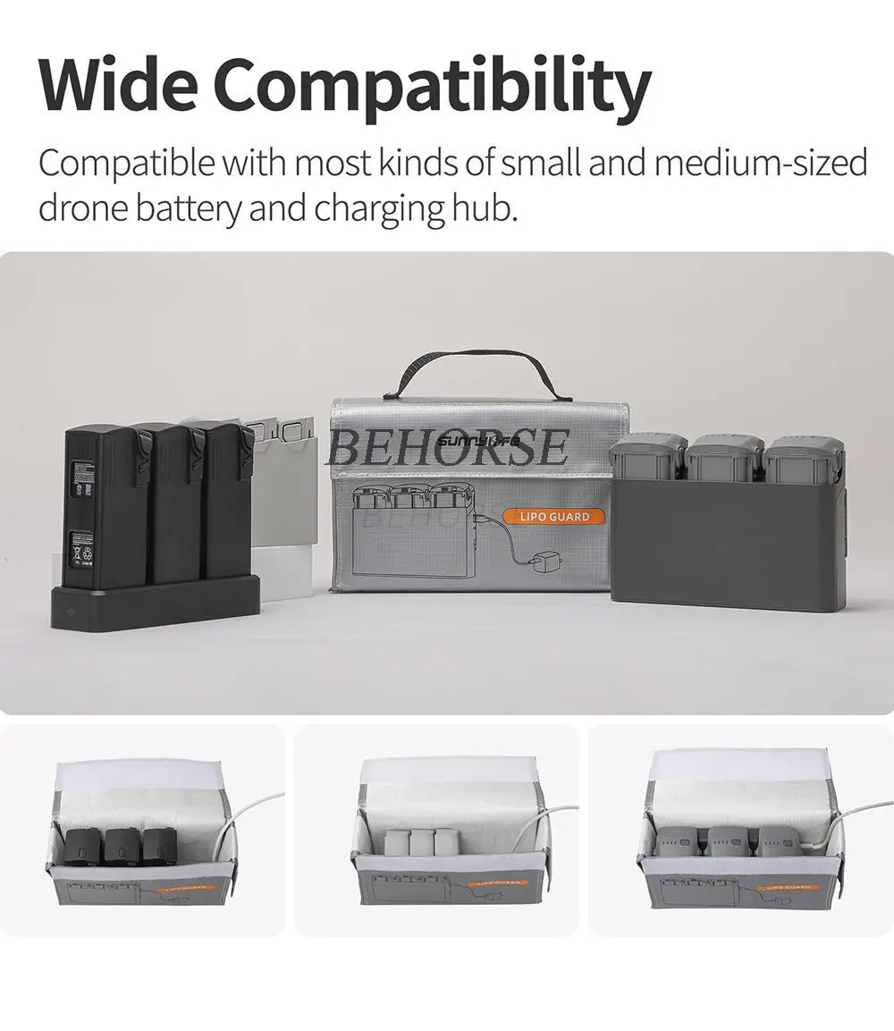 الطائرة بدون طيار العالمي واقية من الانفجار حقيبة التخزين ل DJI Neo/Mini 4K/Avata 2/Air 3S بطارية تهمة محور يبو حقيبة آمنة الملحقات