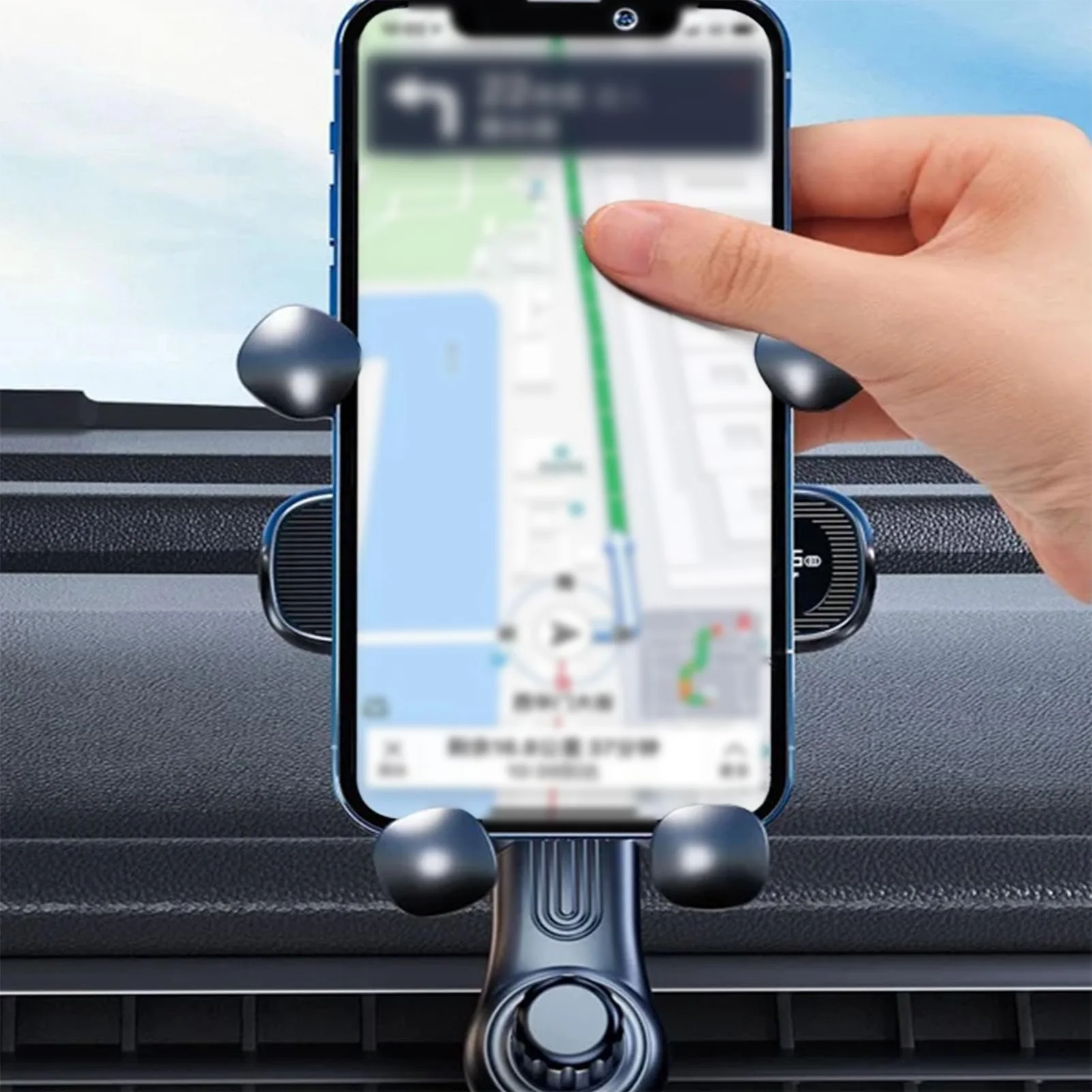 

Universal Car Phone Holders Retractable Bracket Adjustable Sturdy Mobile Phone Clip Holder for Navigate Watch Videos