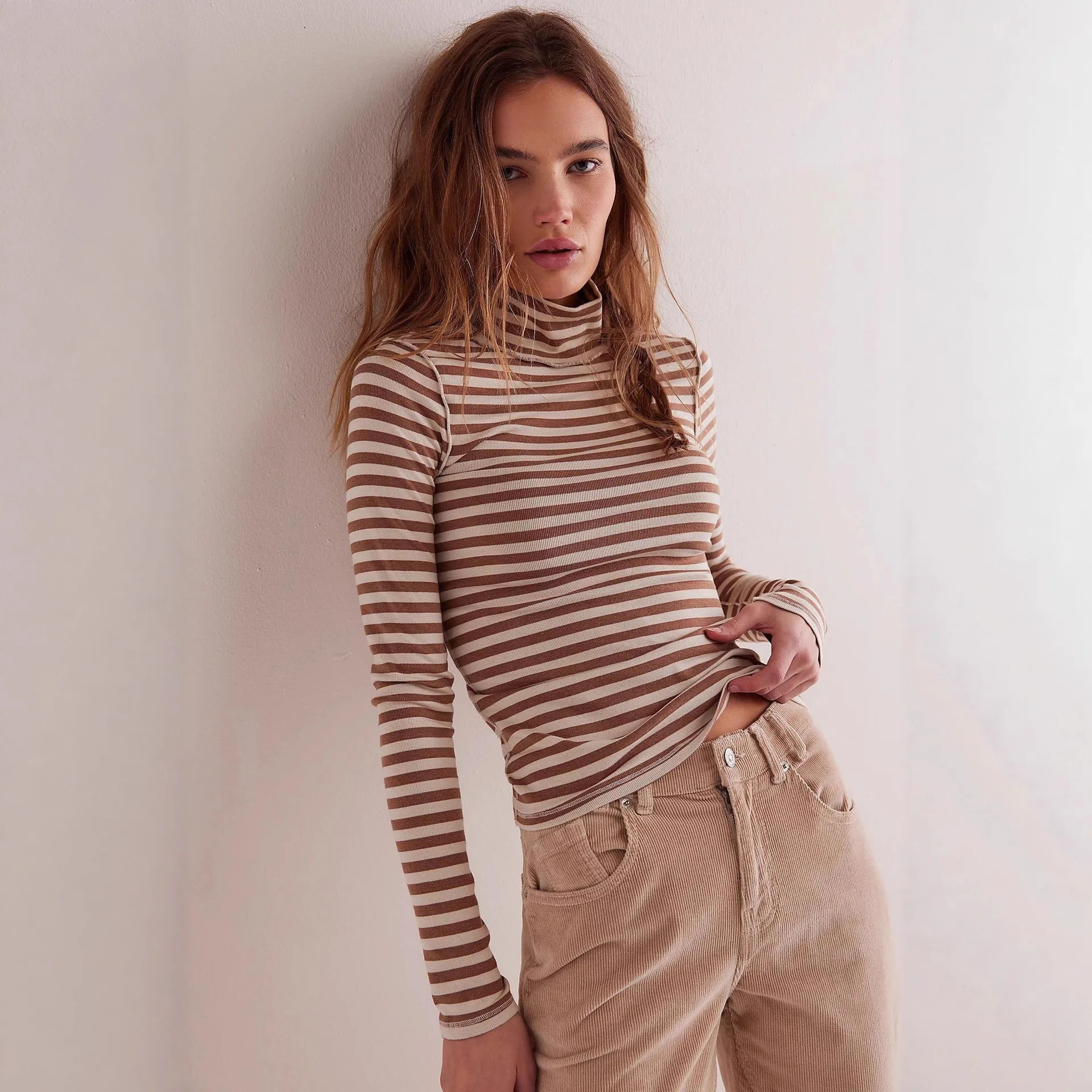 T-shirt haut Ne Long Sve Base irt pour femmes, couche de Base lavable pour la saison d'automne, tissu en mélange de Polyester, nouvelle collection