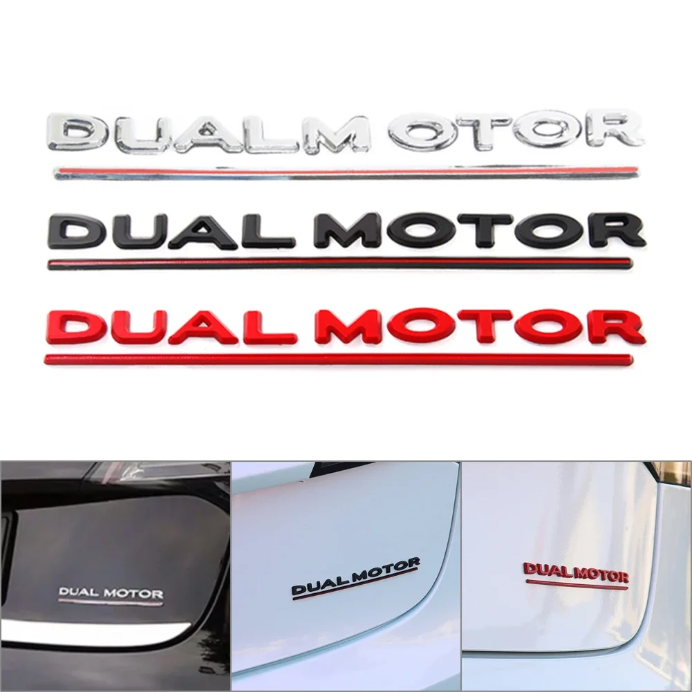 

Хвостовой логотип для Tesla Model 3 Y S X DUAL MOTOR, буквы, эмблема 3D, автостайлинг, значок на крыло, эмблемы Model3, аксессуары для украшения