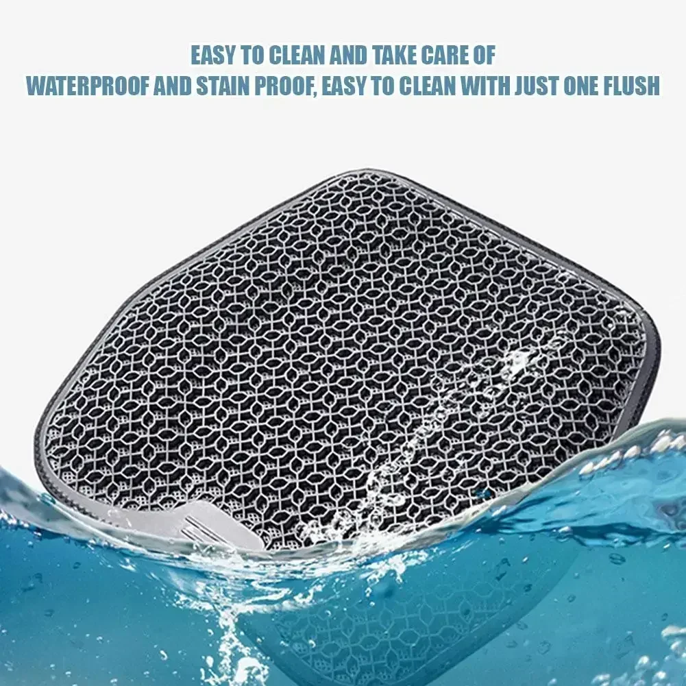 Car Gel Cooling Seat Cushion Car Honeycomb Silicone Ice Pad Breathable Refrigeration Ventilation Pad Car Interior Accessory