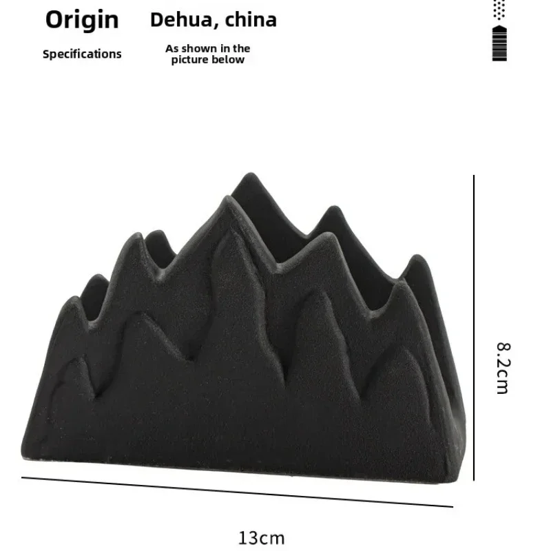 Minimalist Creative Ceramic Napkin Holder Home Restaurant Hotel Cafe Tissue Rack Napkin Stand Storage Organizer Desktop Ornament