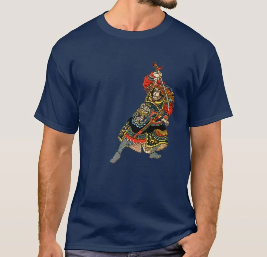 Cool General Warrior Drawing His Sword T-Shirt. Summer Cotton O-Neck Short Sleeve Mens T Shirt New S-3XL 4