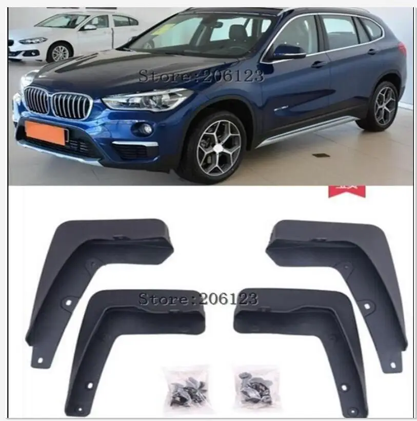 FIT FOR BMW X1 F48 2016 2017 MOLDED MUDFLAPS MUD FLAP MUD FLAPS SPLASH GUARD MUDGUARDS FENDER KIT ACCESSORIES