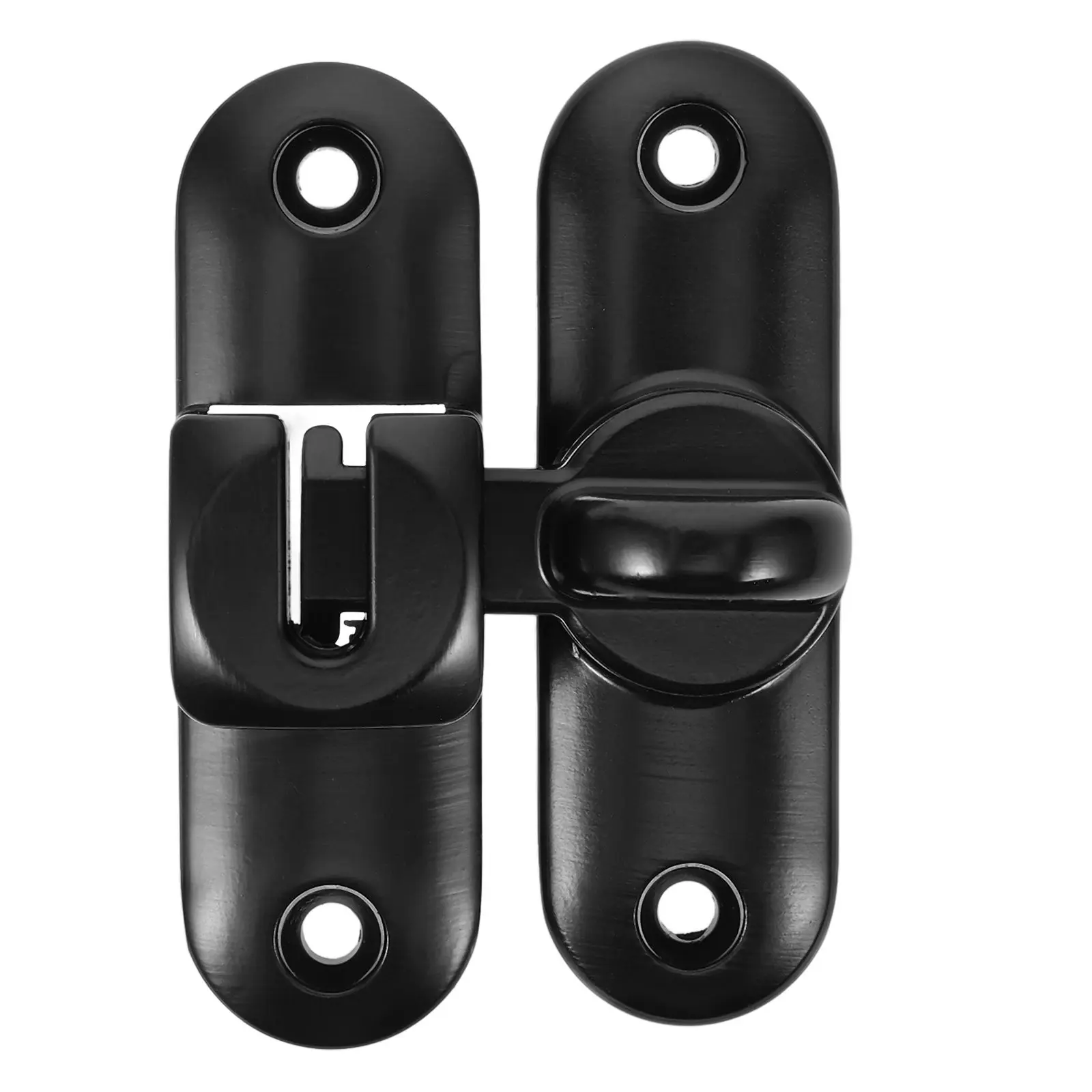 

Комплект из 1 шт. замка для раздвижных дверей из цинкового сплава, поворотный на 90/180 градусов, для фурнитуры раздвижных ворот, внутренней дверной защелки, усиленный замок для ворот