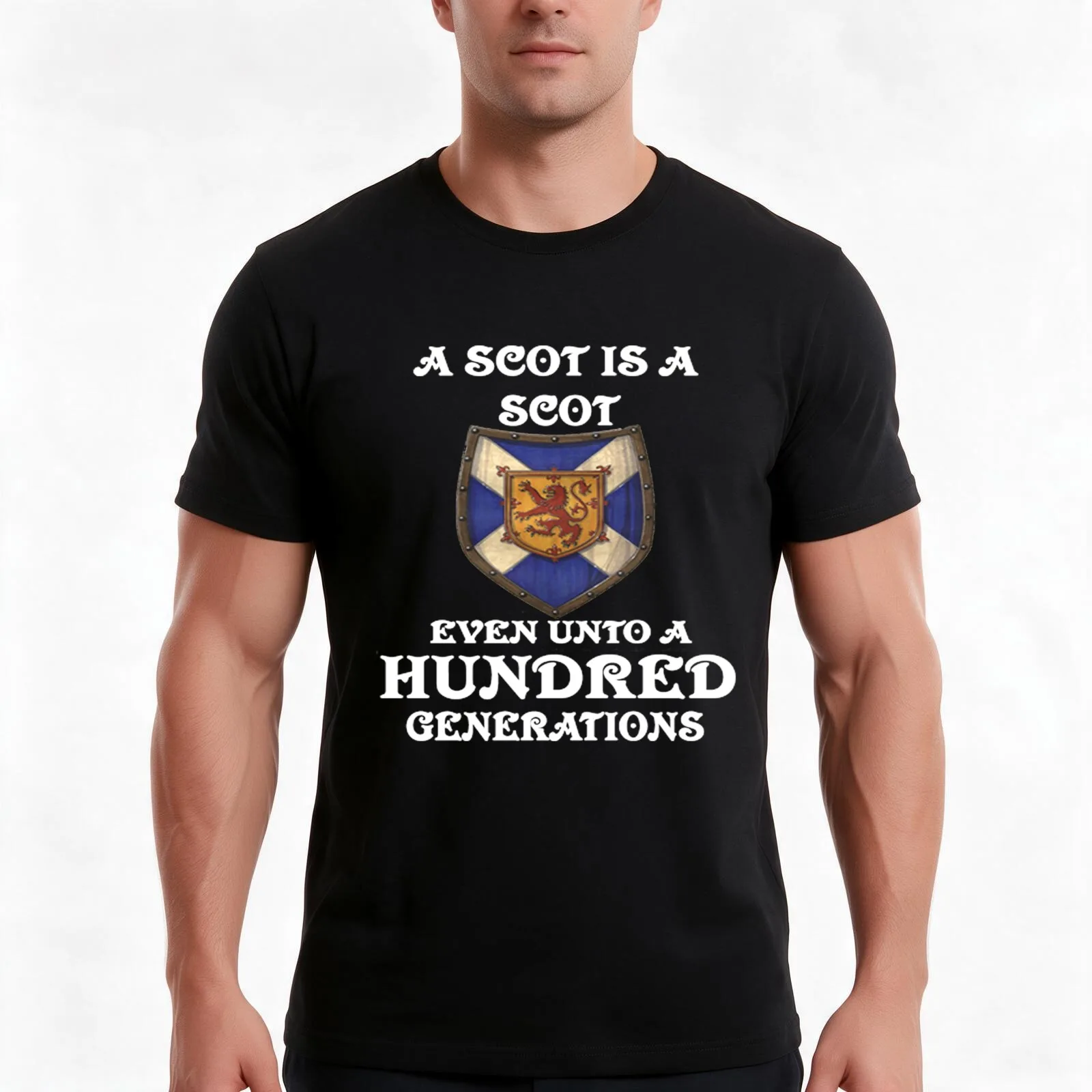A Scot is A Scot Even Unto A Hundred Generations T-Shirt Summer Casual Cotton Tee Oversized Streetwear Tops Unisex Men Women