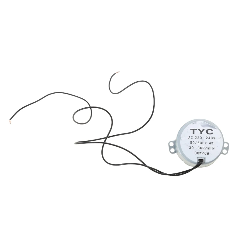 محرك متزامن مغناطيسي قوي، عمود دائري 2.5-30 دورة في الدقيقة للسخان، شحن مباشر